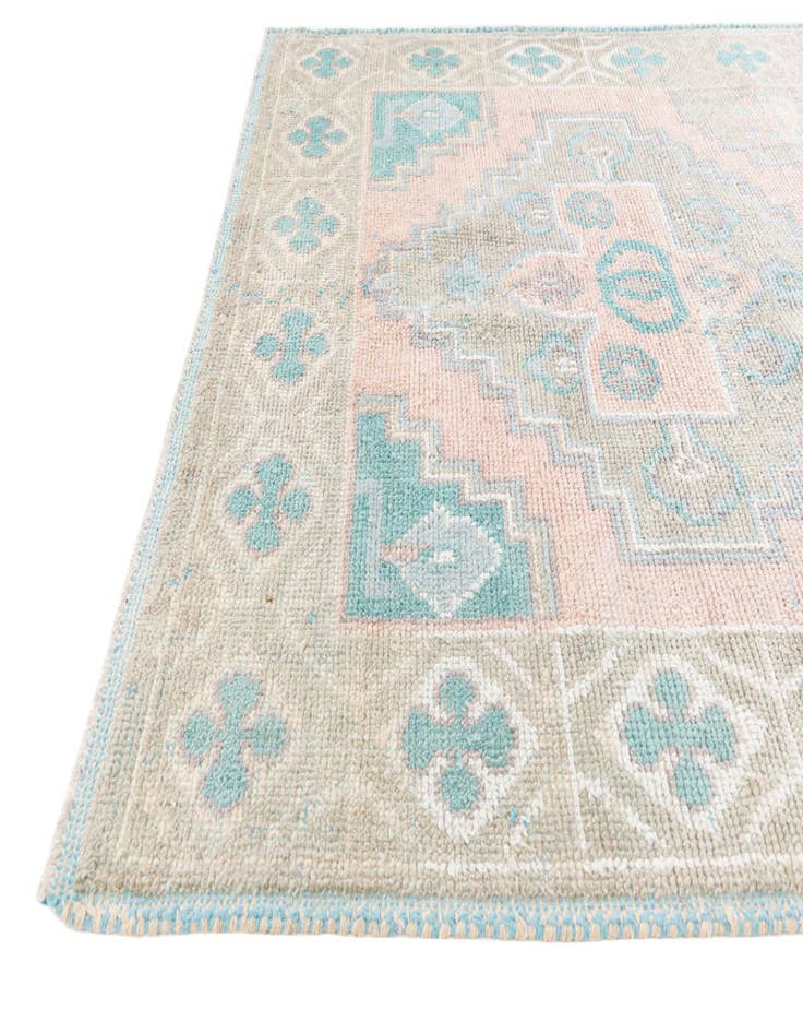 Detail image of  6' x 9' 5  Hand Knotted Moroccan Wool Rug