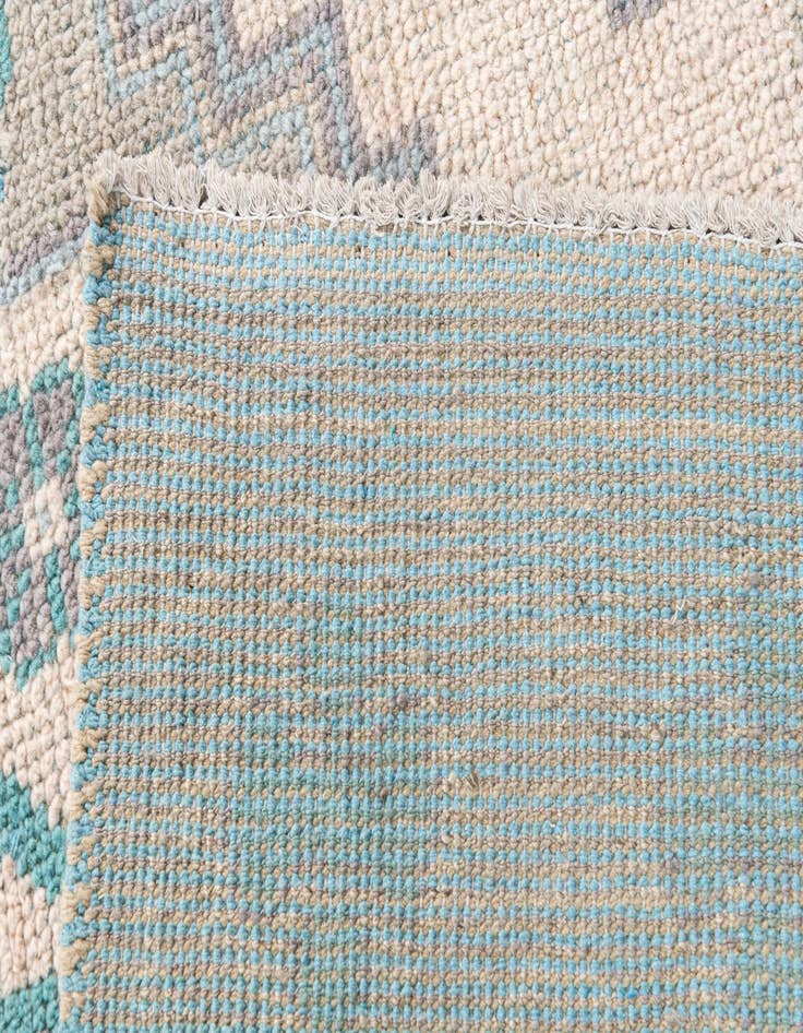 Detail image of  6' x 9' 5  Hand Knotted Moroccan Wool Rug