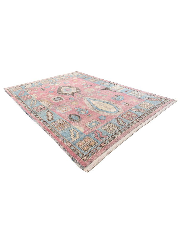 Detail image of  8' 8 x 11' 10  Hand Knotted Moroccan Wool Rug