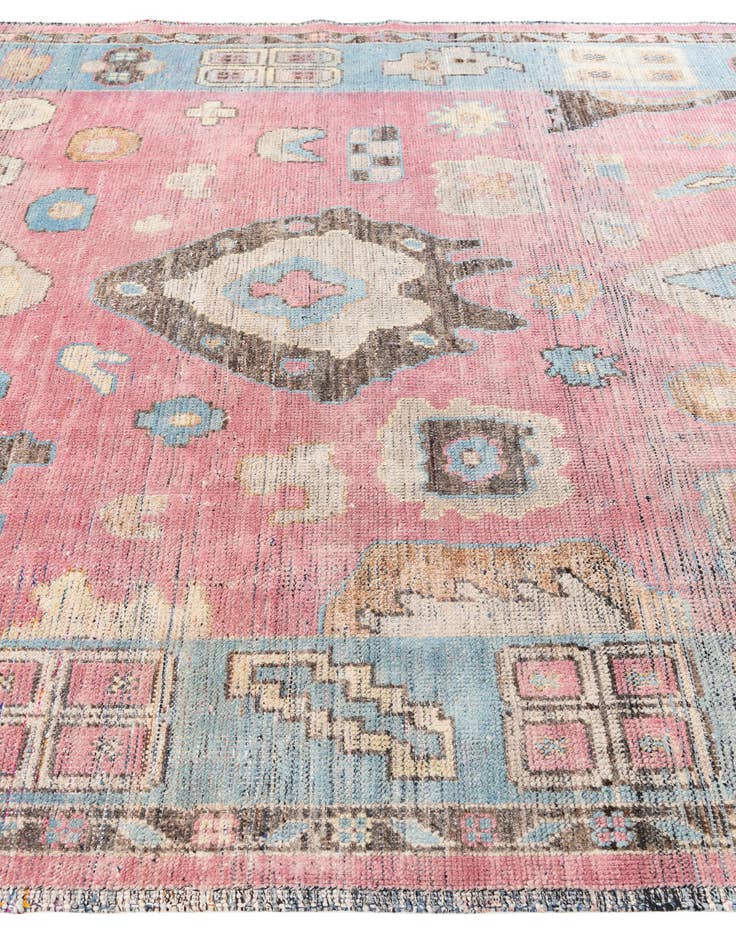 Detail image of  8' 8 x 11' 10  Hand Knotted Moroccan Wool Rug