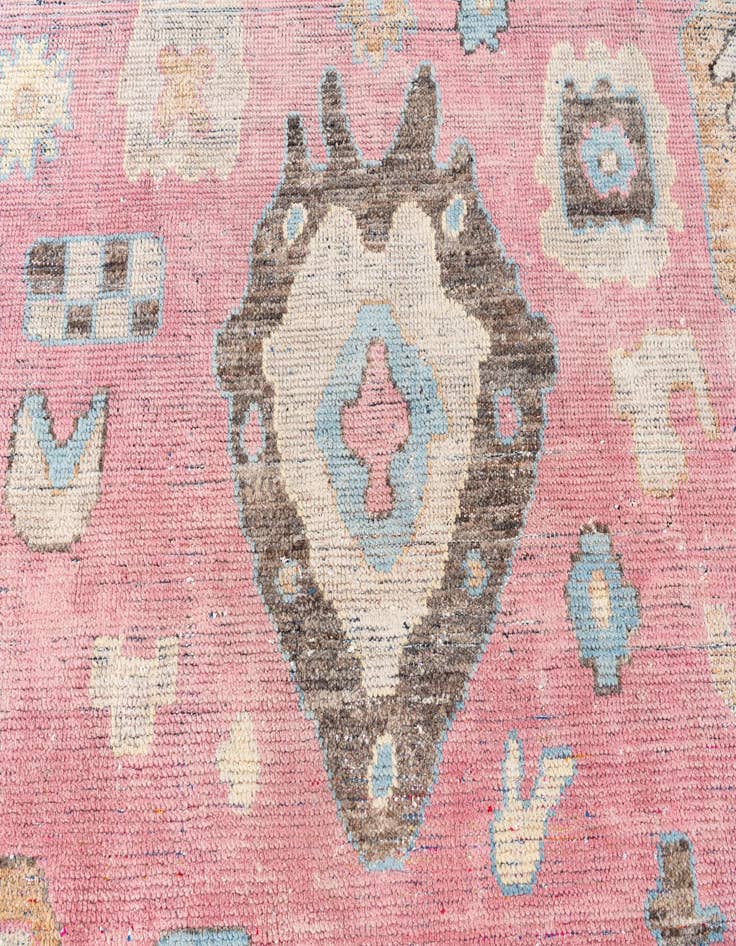 Detail image of  8' 8 x 11' 10  Hand Knotted Moroccan Wool Rug