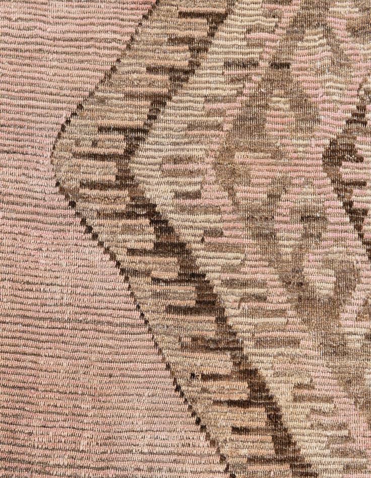 Detail image of  8' 6 x 9' 9  Hand Knotted Moroccan Wool Rug