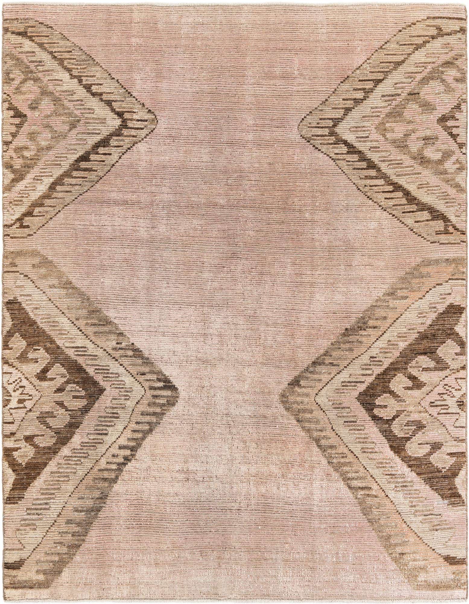 Primary image  8' 6 x 9' 9  Hand Knotted Moroccan Wool Rug