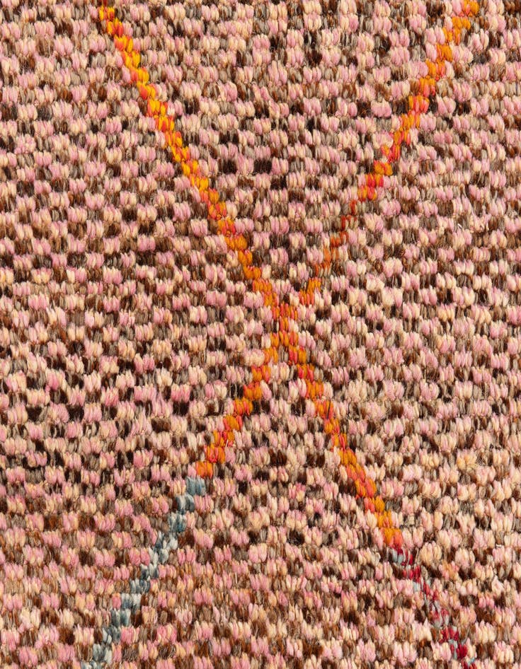 Detail image of  5' 1 x 8' 1  Hand Knotted Moroccan Wool Rug