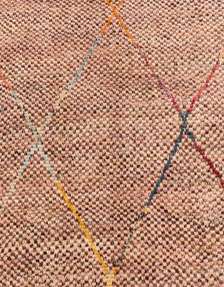 Detail image of  5' 1 x 8' 1  Hand Knotted Moroccan Wool Rug