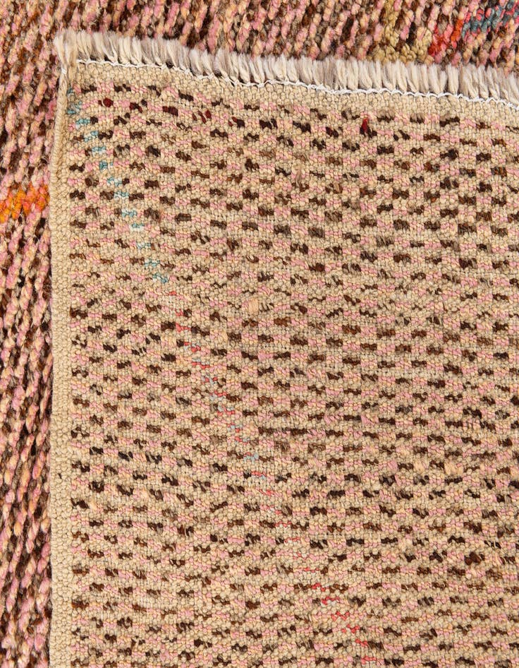 Detail image of  5' 1 x 8' 1  Hand Knotted Moroccan Wool Rug