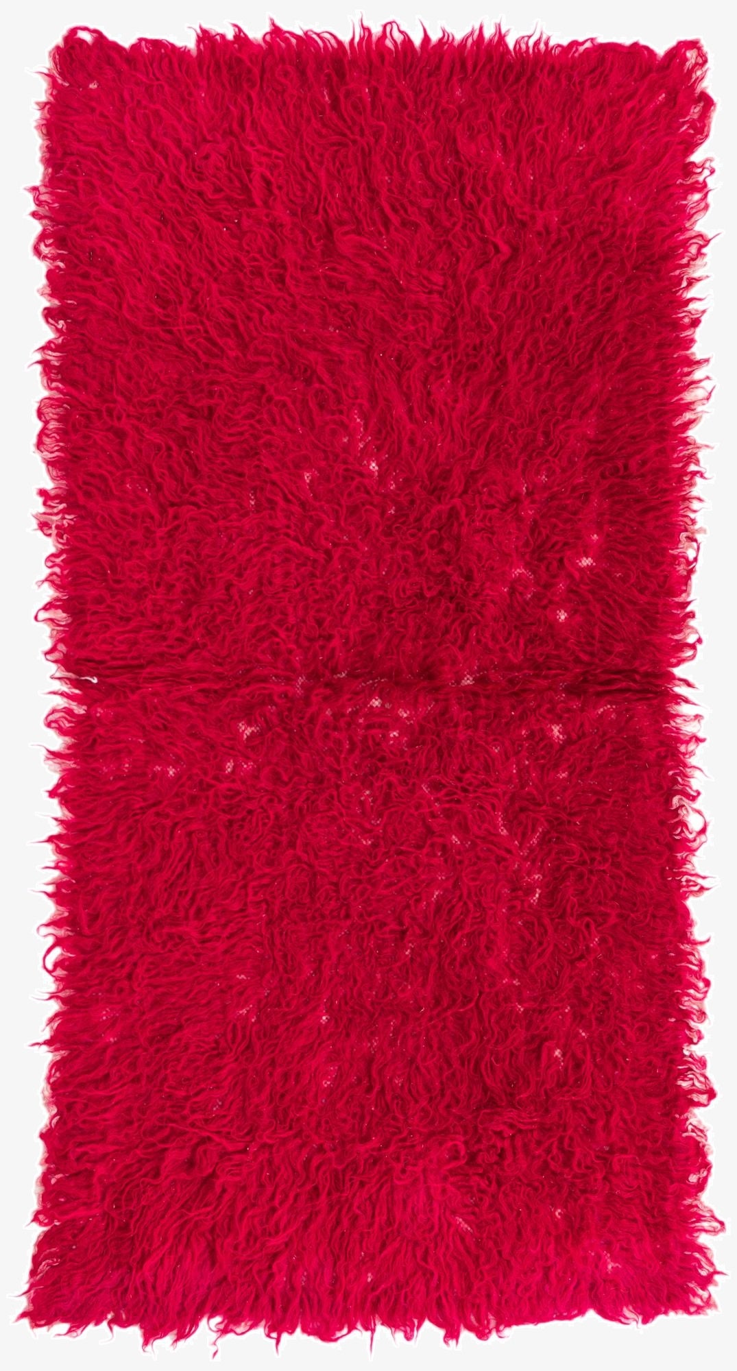  2' 1 x 4' 3  Hand Knotted Moroccan Wool Rug