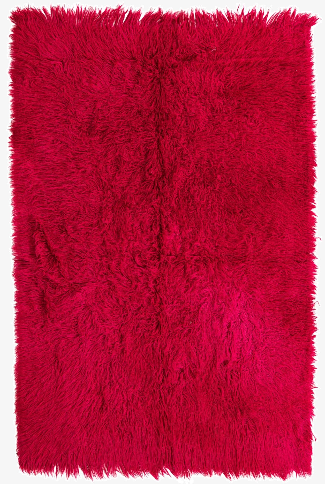  5' 7 x 8' 3  Hand Knotted Moroccan Wool Rug