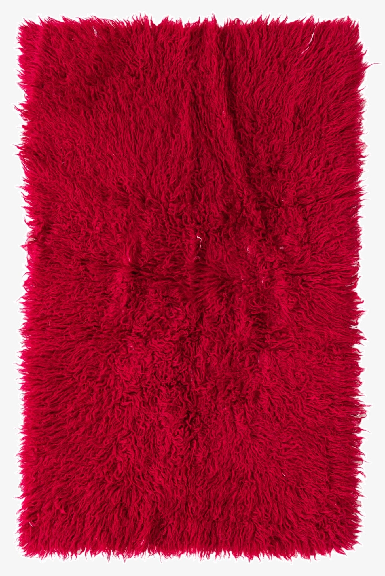  3' 4 x 5' 4  Hand Knotted Moroccan Wool Rug