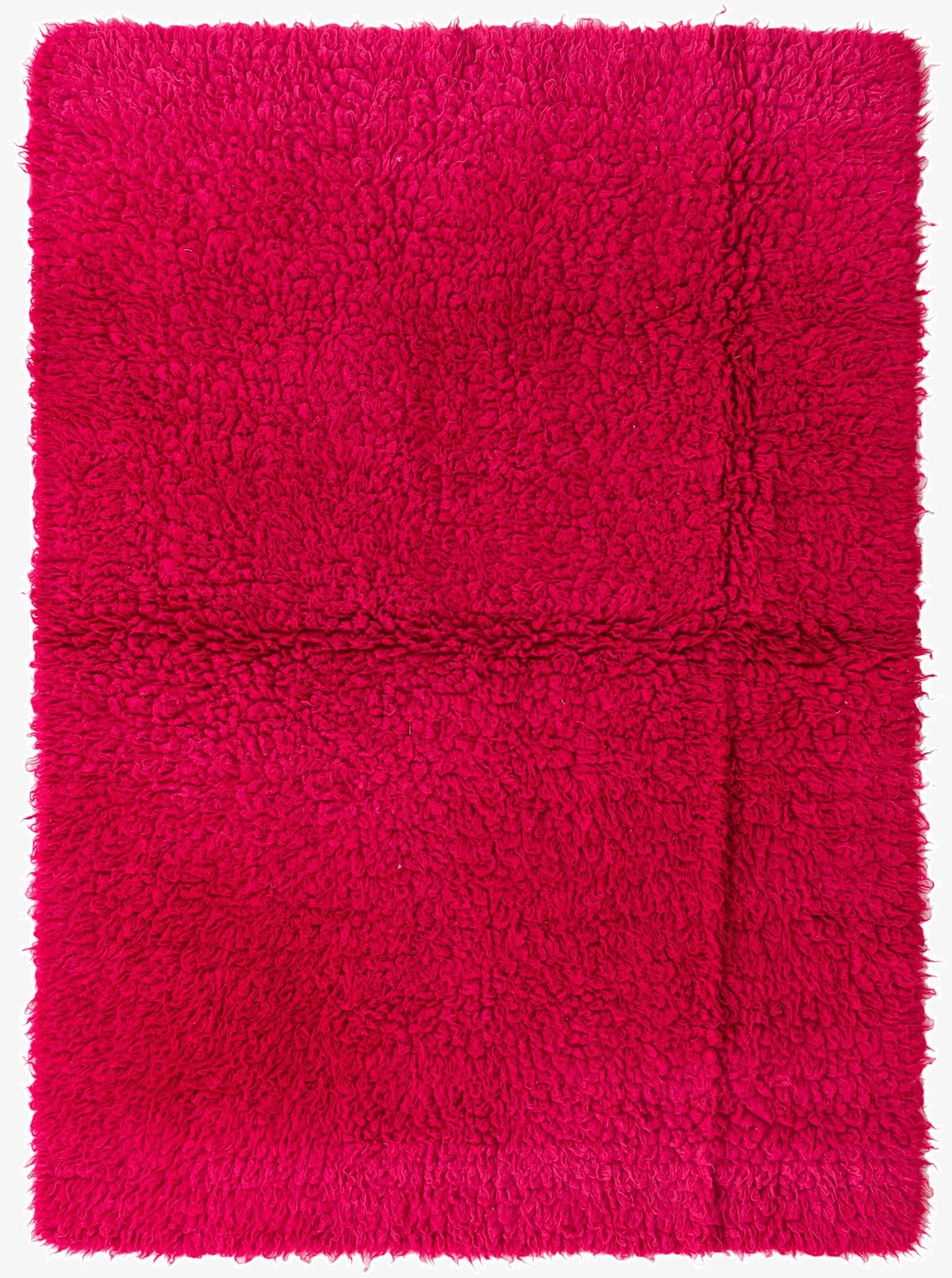  4' 10 x 6' 7  Hand Knotted Moroccan Wool Rug