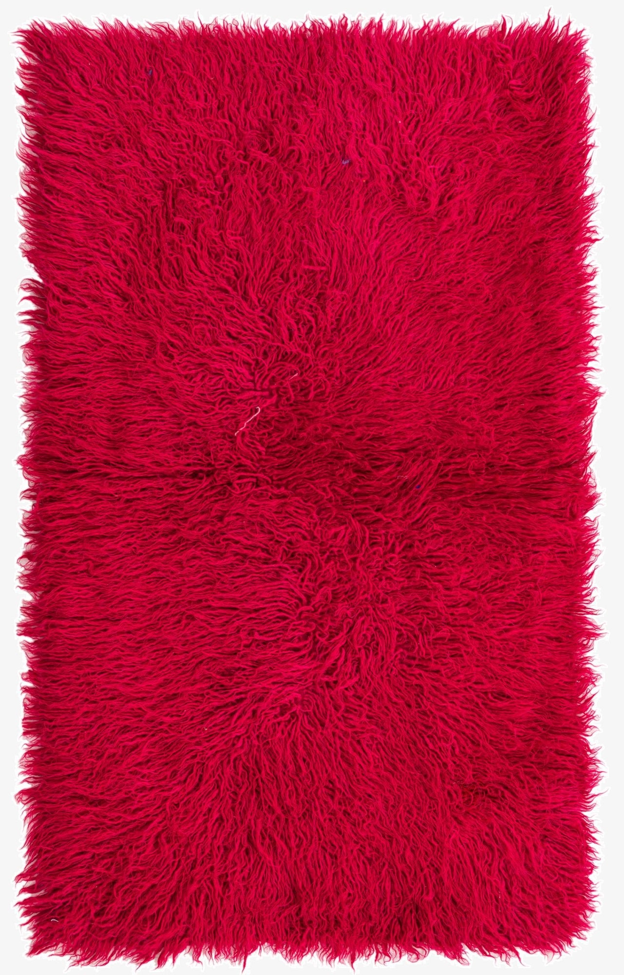  3' 1 x 5' 1  Hand Knotted Moroccan Wool Rug