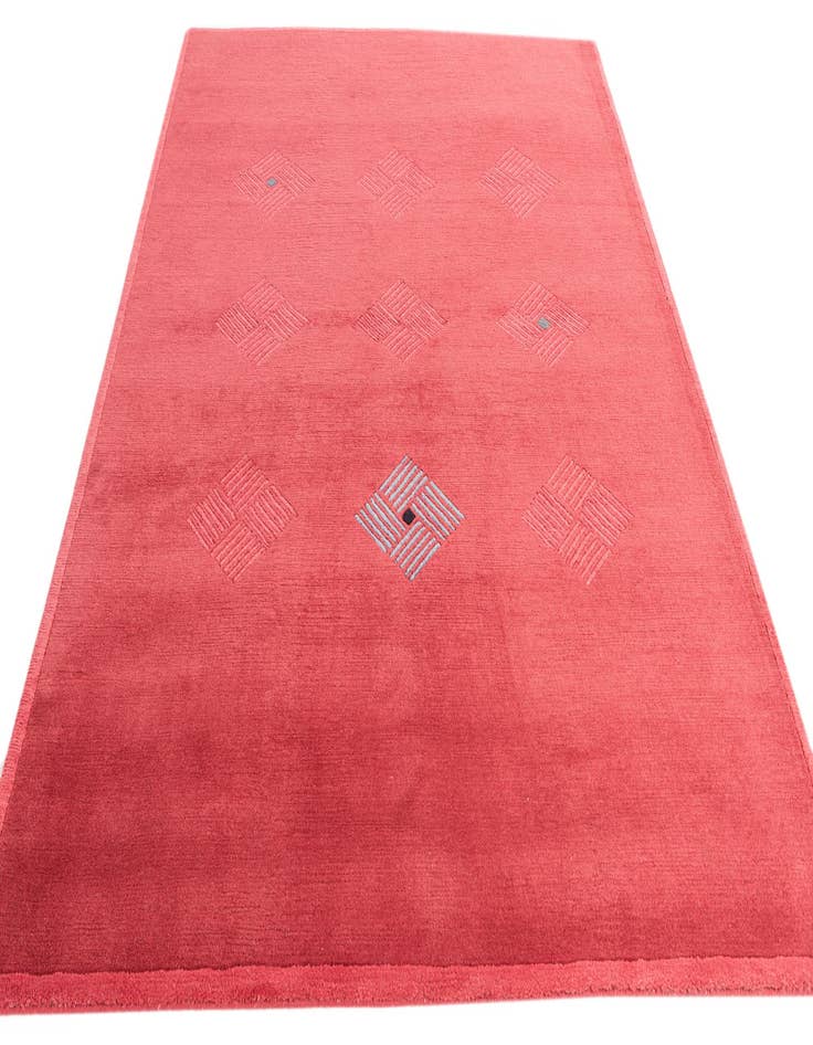 Detail image of  5' 8 x 7' 9  Hand Knotted Nepal Wool Rug