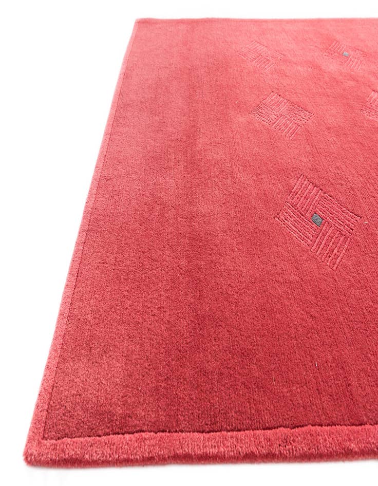 Detail image of  5' 8 x 7' 9  Hand Knotted Nepal Wool Rug