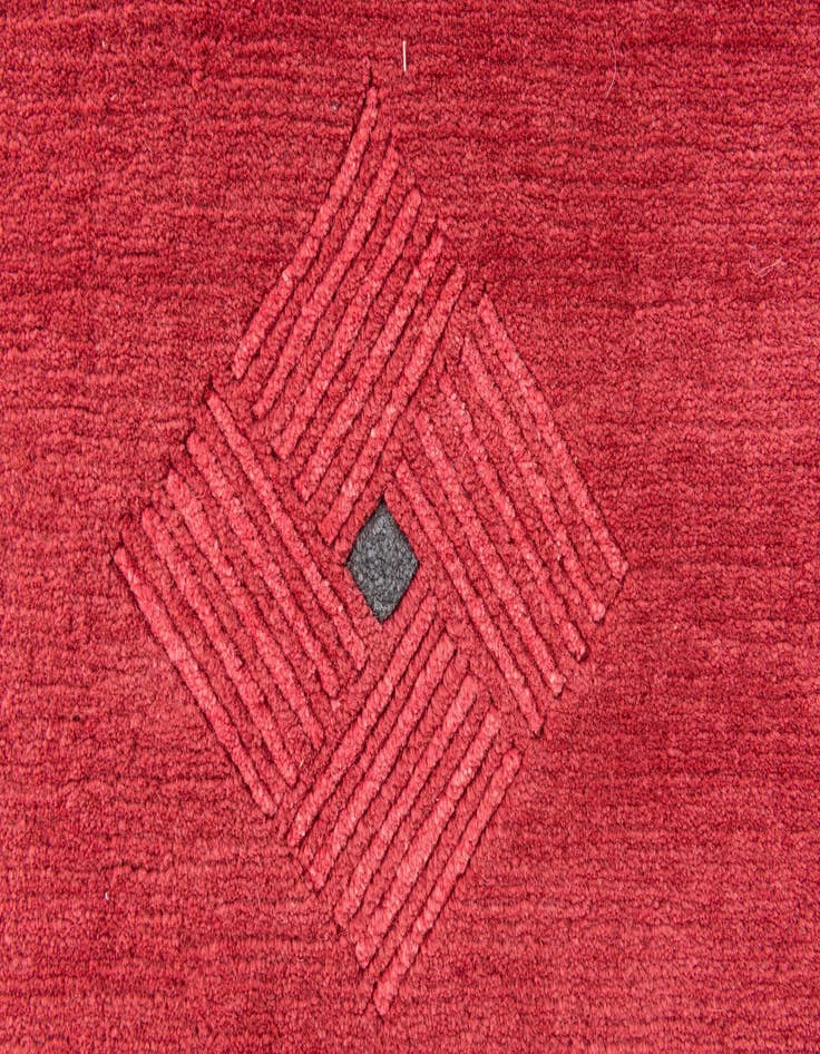 Detail image of  5' 8 x 7' 9  Hand Knotted Nepal Wool Rug