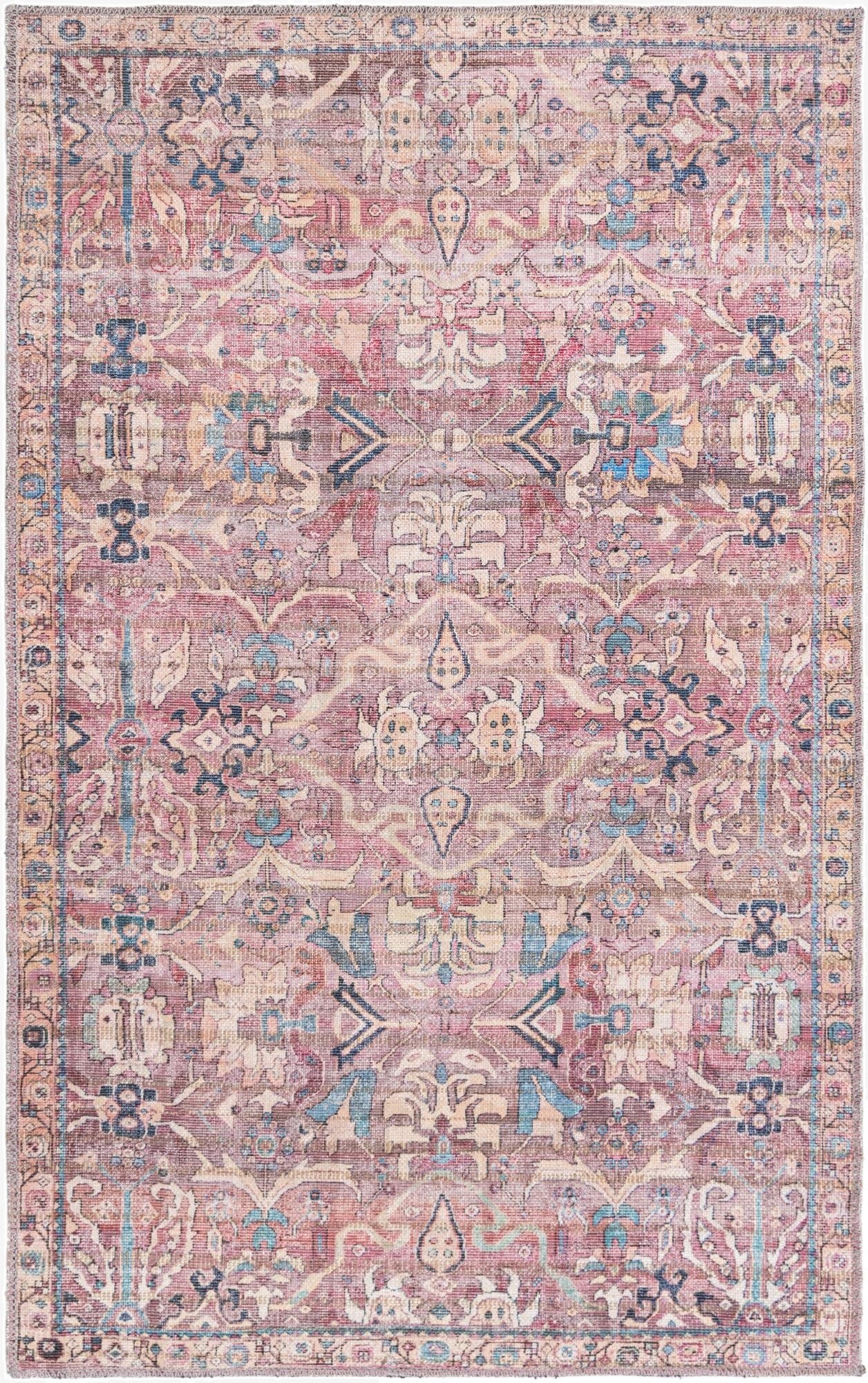  3' 3 x 5' 3  Washable Nostalgia Rug