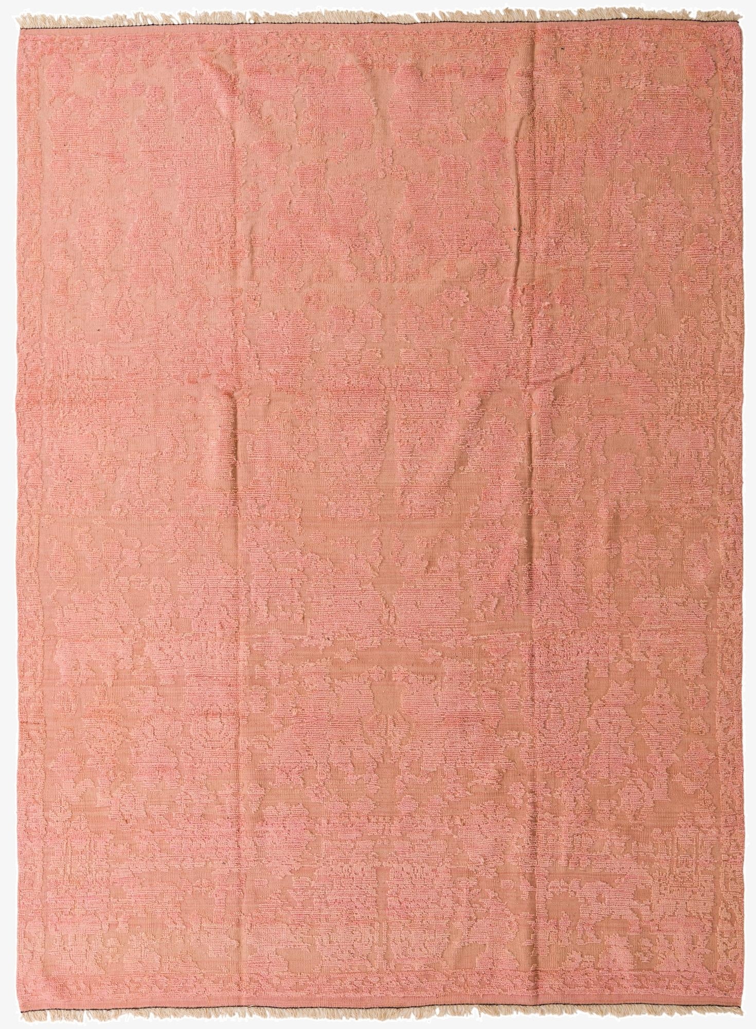  9' 1 x 12' 6  Hand Knotted Oushak Wool Rug