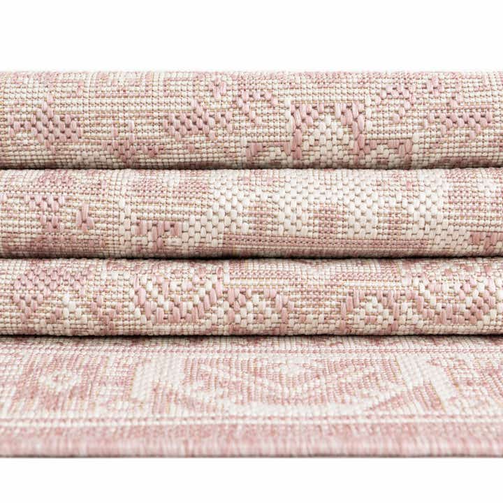 Pink 2' x 3' Aztec Indoor / Outdoor Rug | Rugs.com