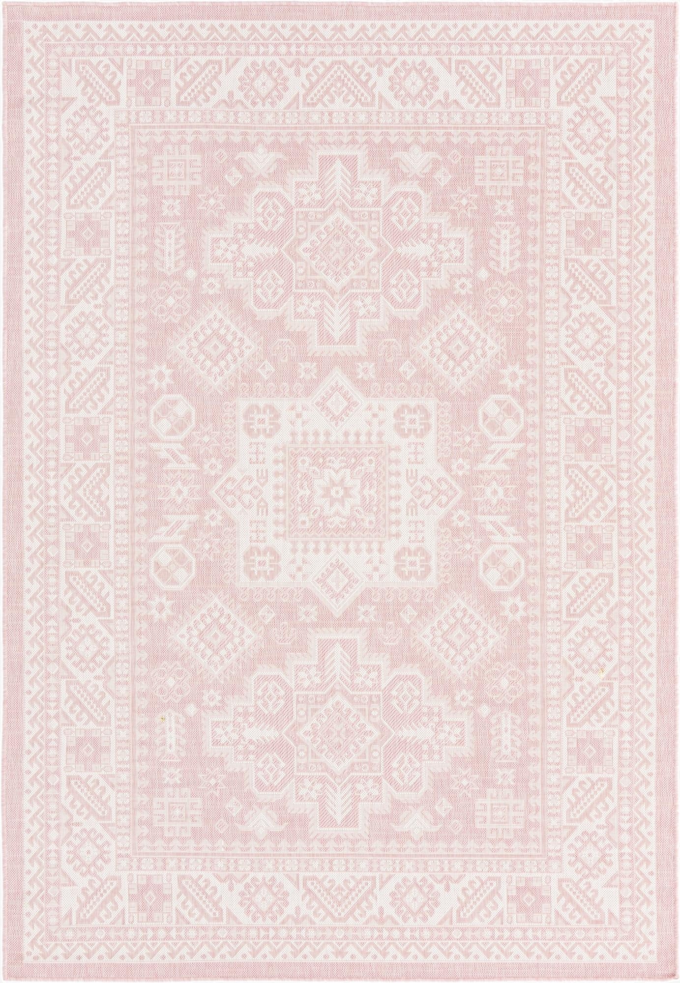  6' x 9'  Washable Aztec Indoor / Outdoor Rug