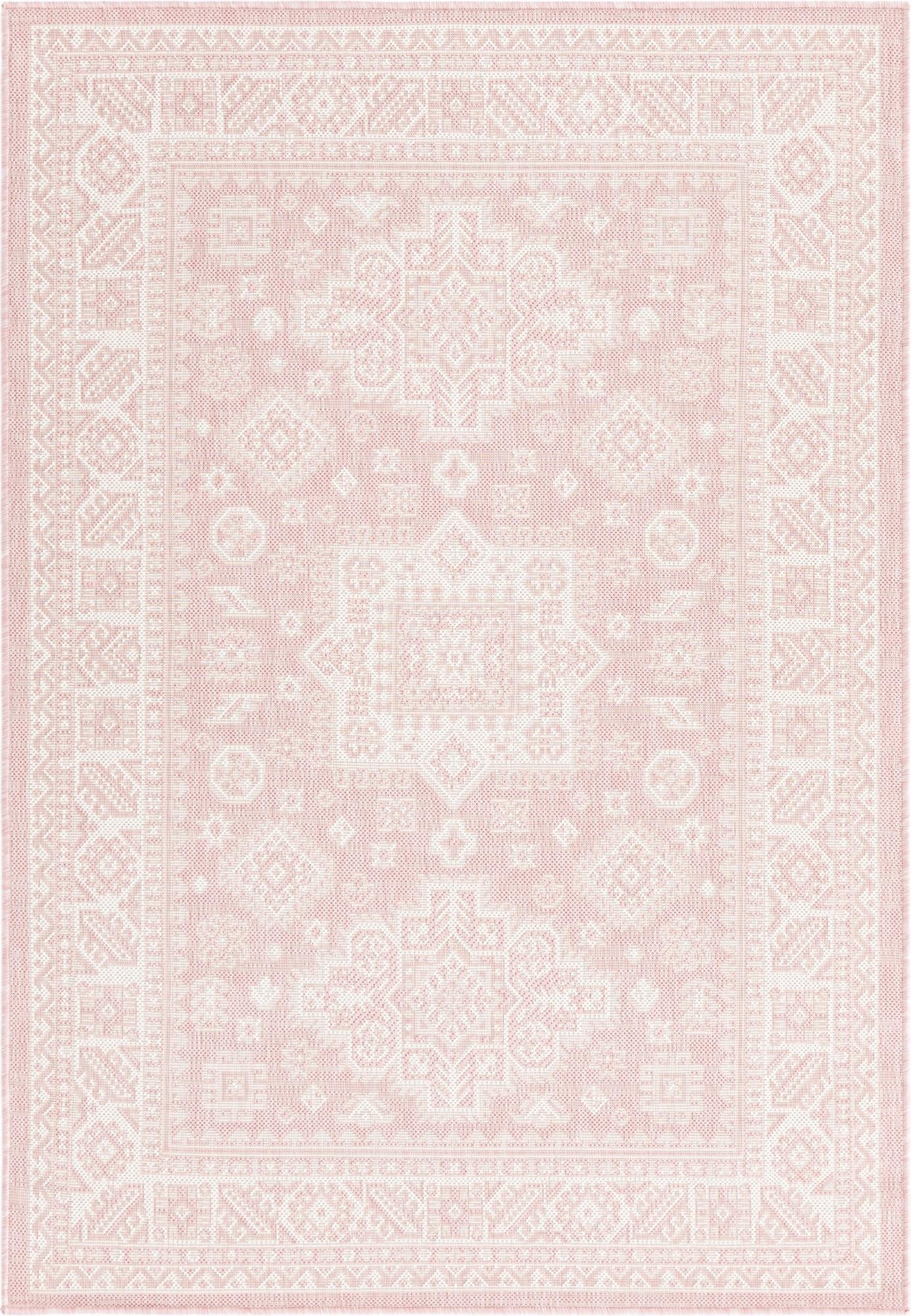 Primary image  4' x 6'  Washable Aztec Indoor / Outdoor Rug