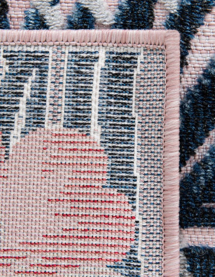 Detail image of  8' 2 x 10'  Washable Botanical Indoor / Outdoor Rug