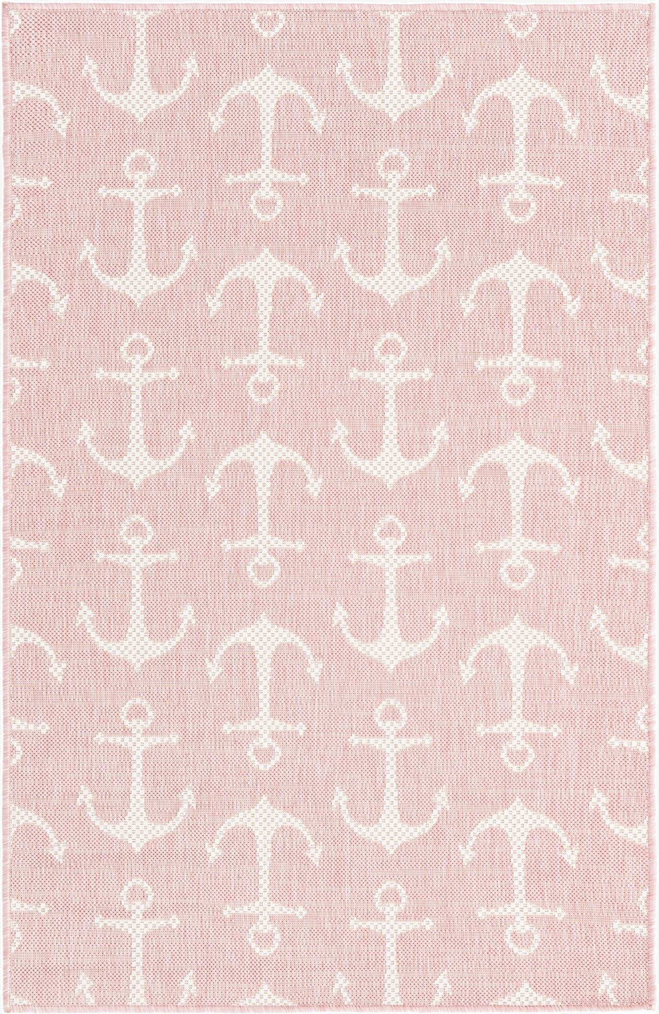  3' x 5' 3  Washable Coastal Indoor / Outdoor Rug