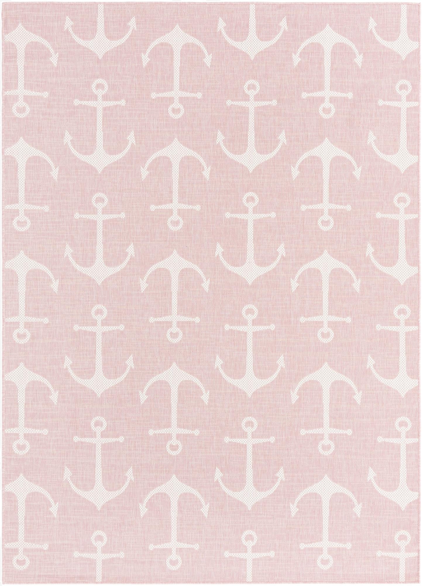  7' x 10'  Washable Coastal Indoor / Outdoor Rug