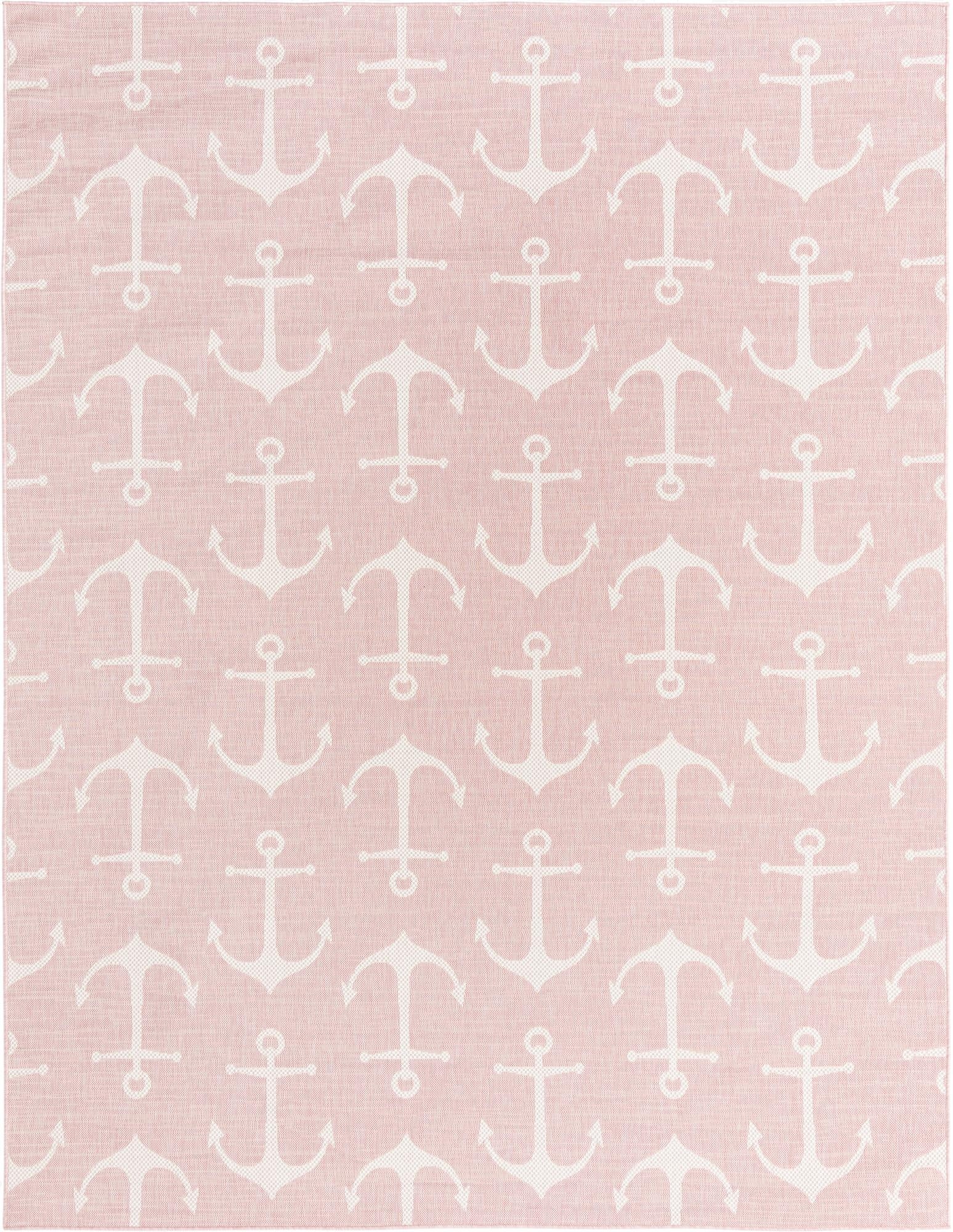  9' x 12'  Washable Coastal Indoor / Outdoor Rug