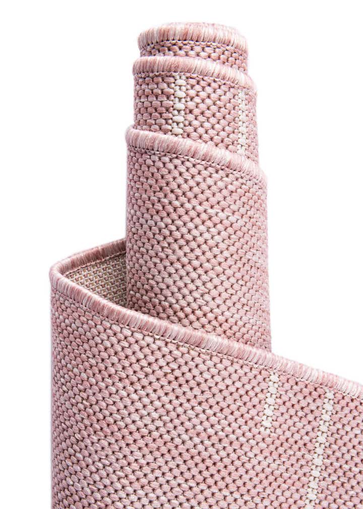 Pink 7' 10 x 10' Modern Indoor / Outdoor Rug | Rugs.com