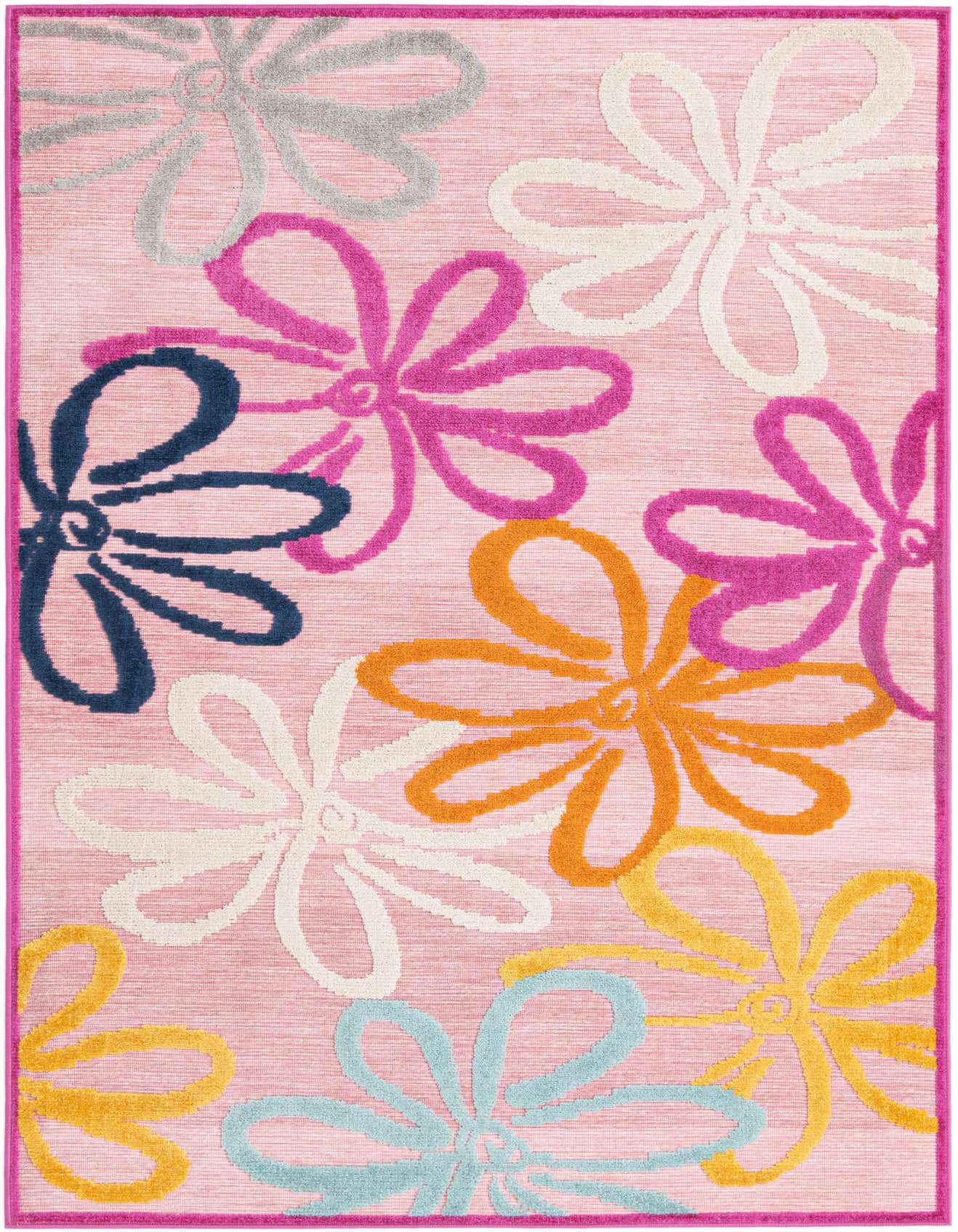 Primary image  5' x 7' 7  Washable  Indoor / Outdoor Rug