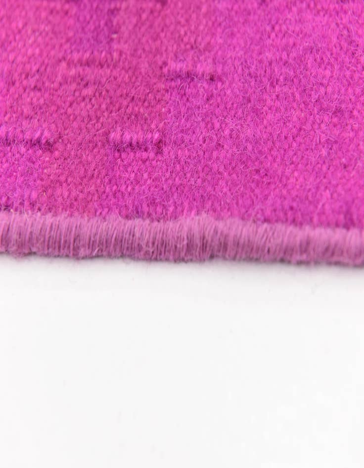 Detail image of  7' 3 x 10'  Hand Woven Patchwork Wool Rug