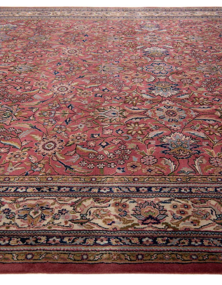 Detail image of  8' 2 x 11' 5  Hand Knotted Sarough Wool Rug