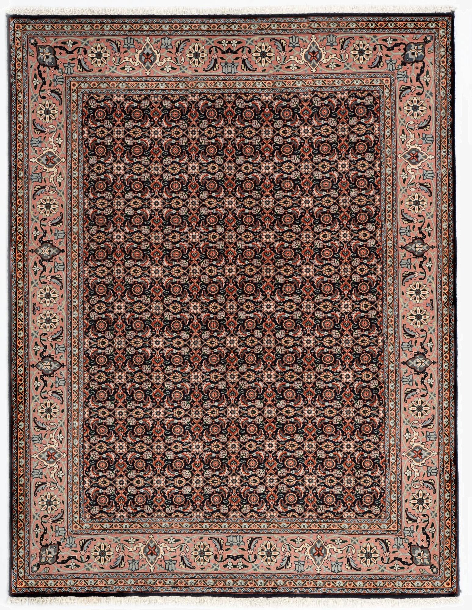  5' 1 x 6' 7 Tabriz Mahi Wool Rug