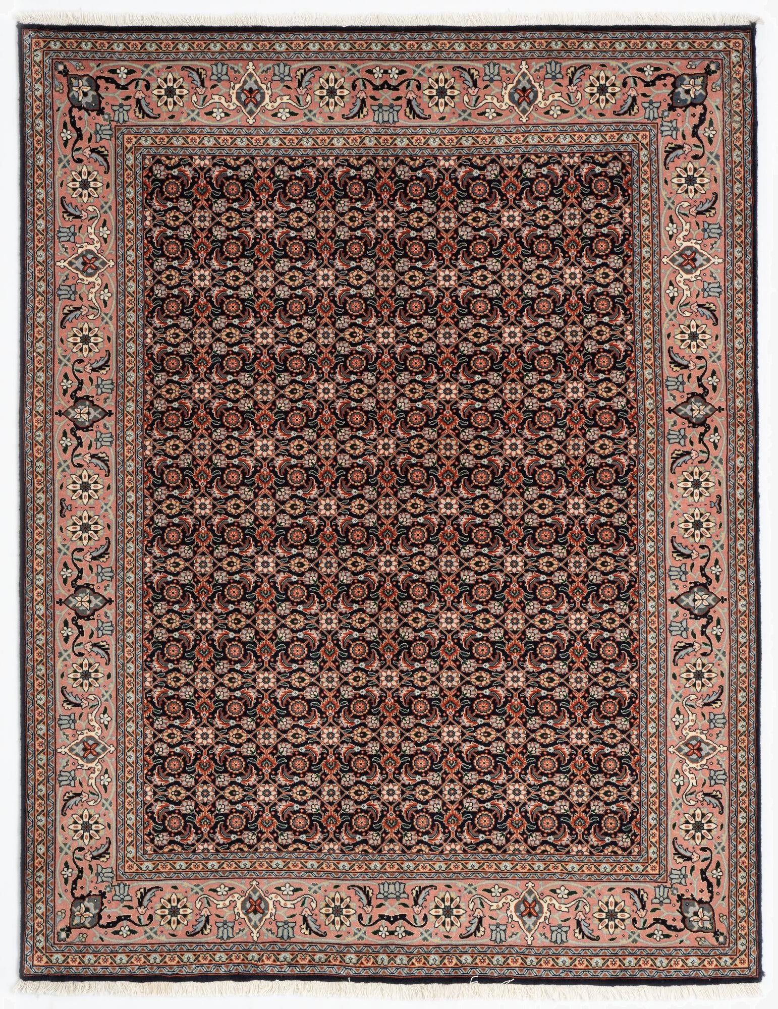  4' 11 x 6' 10 Tabriz Mahi Wool Rug