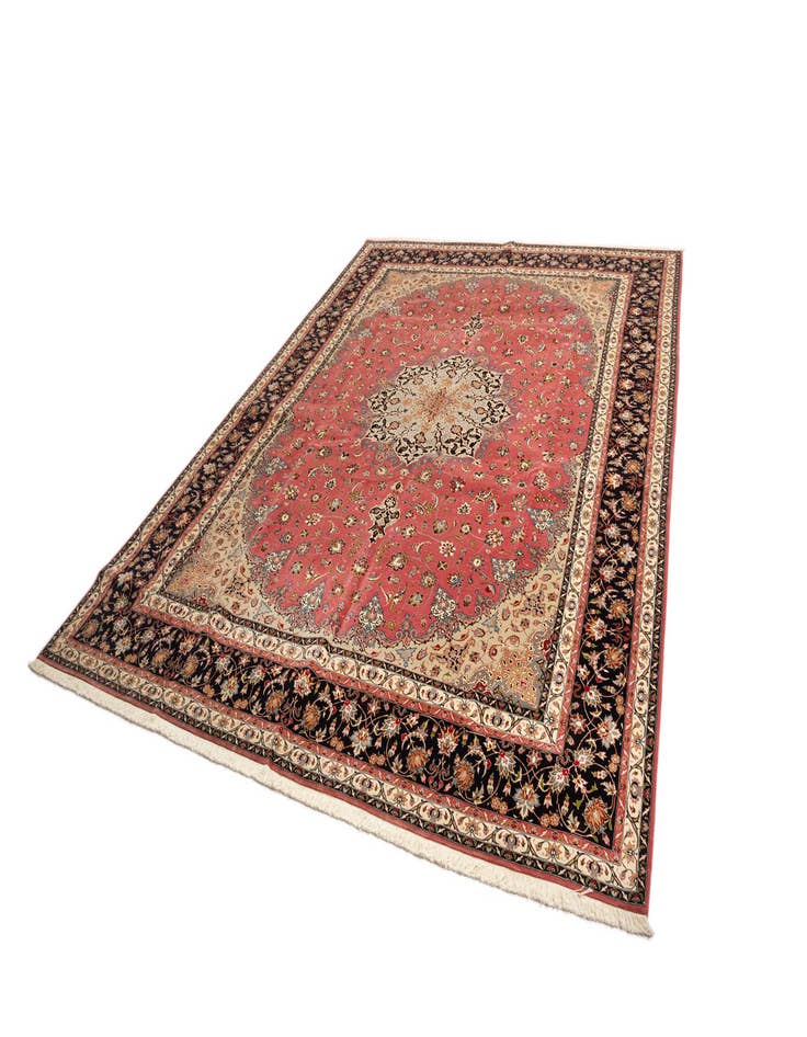 Detail image of  9' 10 x 13' 1 Tabriz Wool Rug