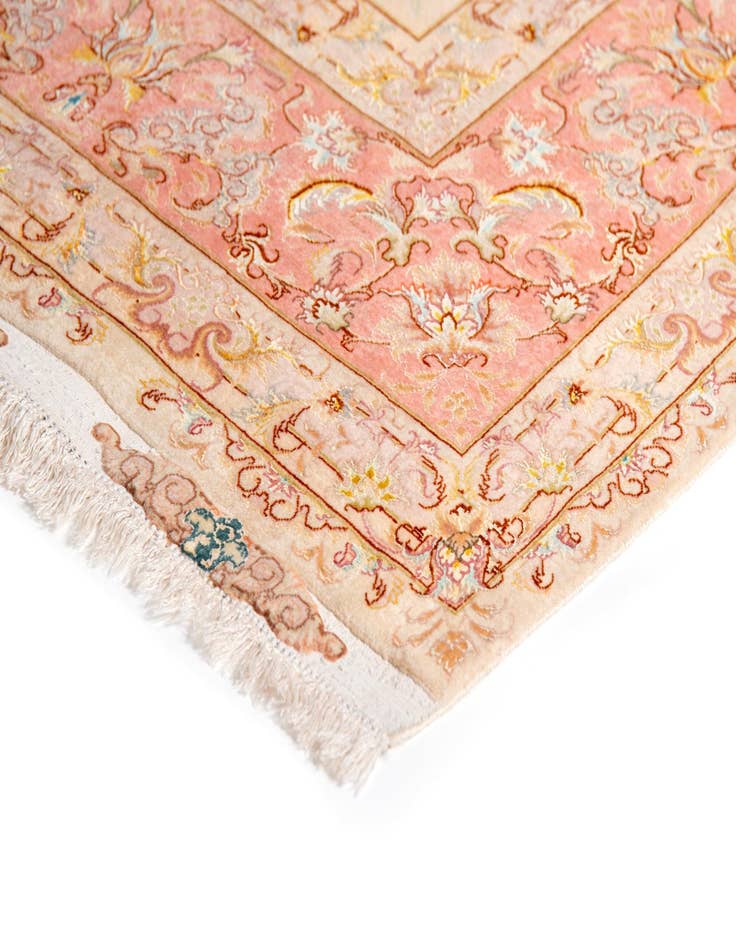 Detail image of  8' x 12'  Hand Knotted Tabriz Persian Rug