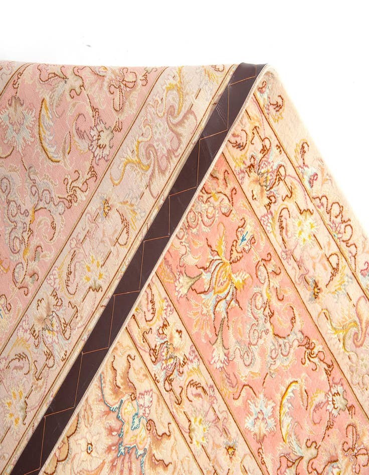 Detail image of  8' x 12'  Hand Knotted Tabriz Persian Rug