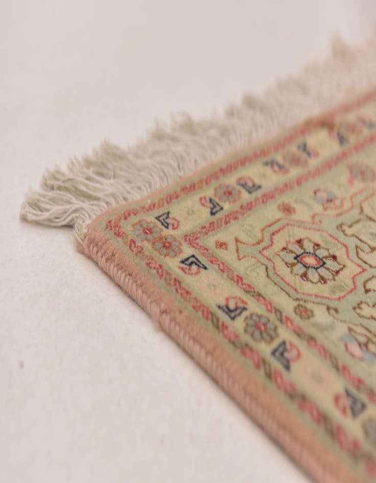 Detail image of  5' x 6' 7  Hand Knotted Tabriz Persian Rug