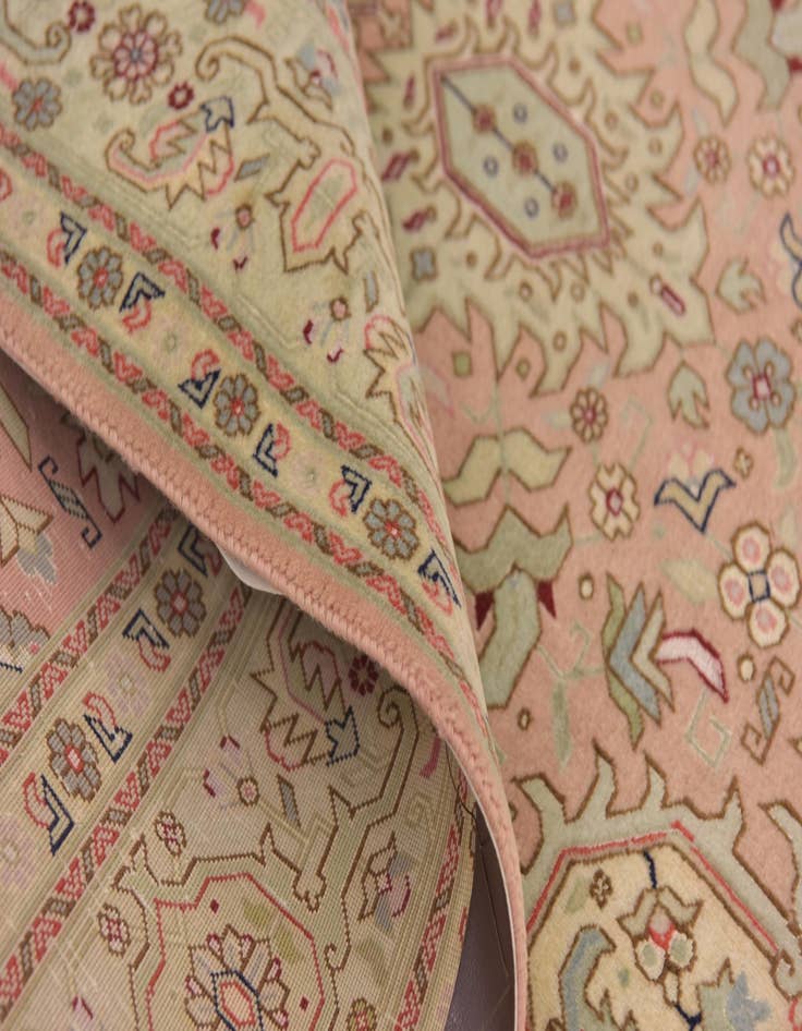 Detail image of  5' x 6' 7  Hand Knotted Tabriz Persian Rug