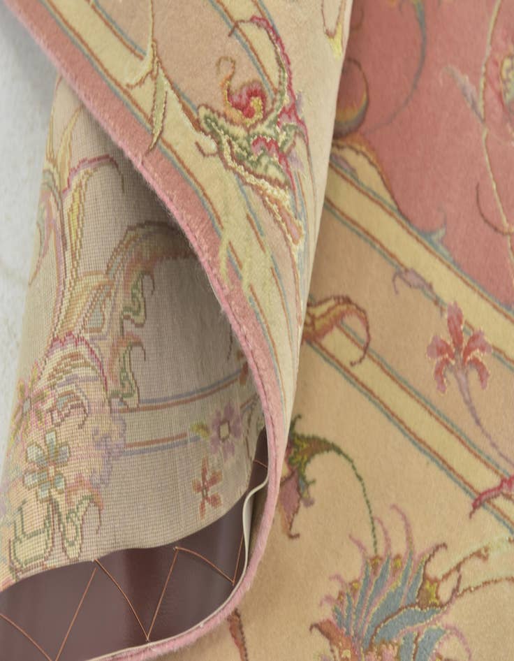 Detail image of  8' 1 x 11' 9  Hand Knotted Tabriz Persian Rug