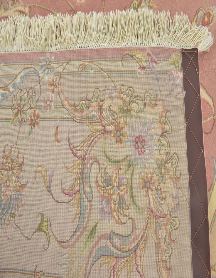 Detail image of  8' 1 x 11' 9  Hand Knotted Tabriz Persian Rug