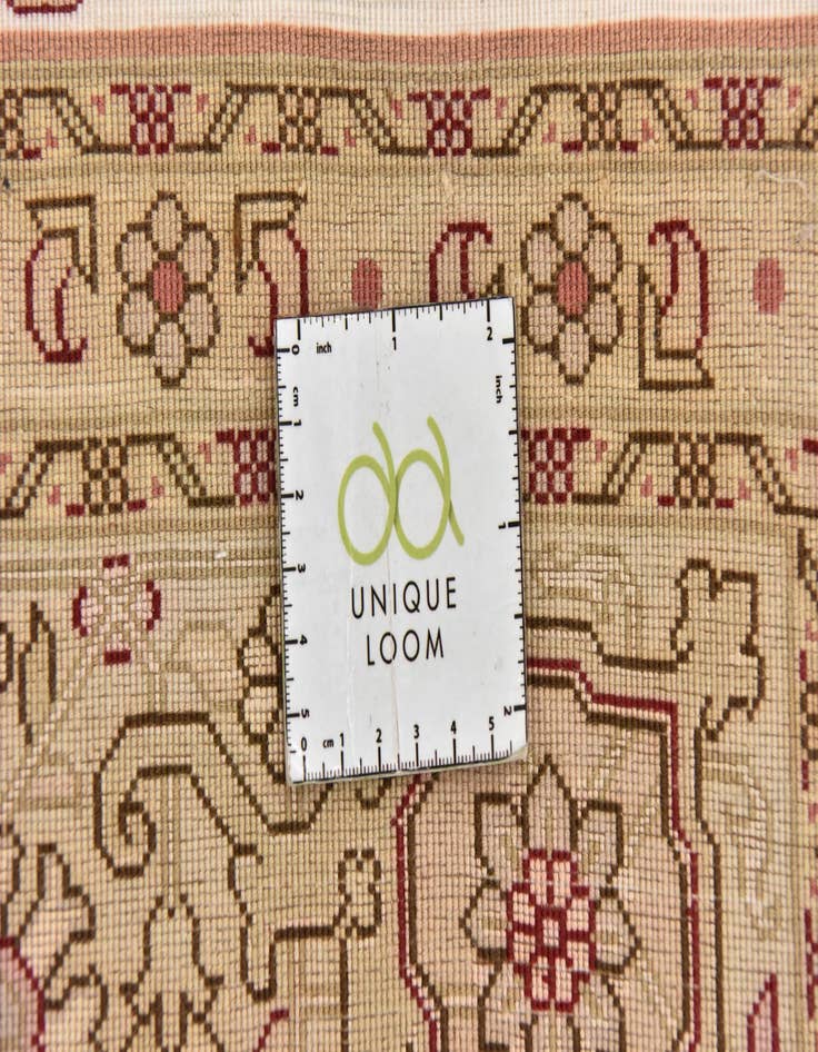 Detail image of  6' 8 x 10'  Hand Knotted Tabriz Persian Rug