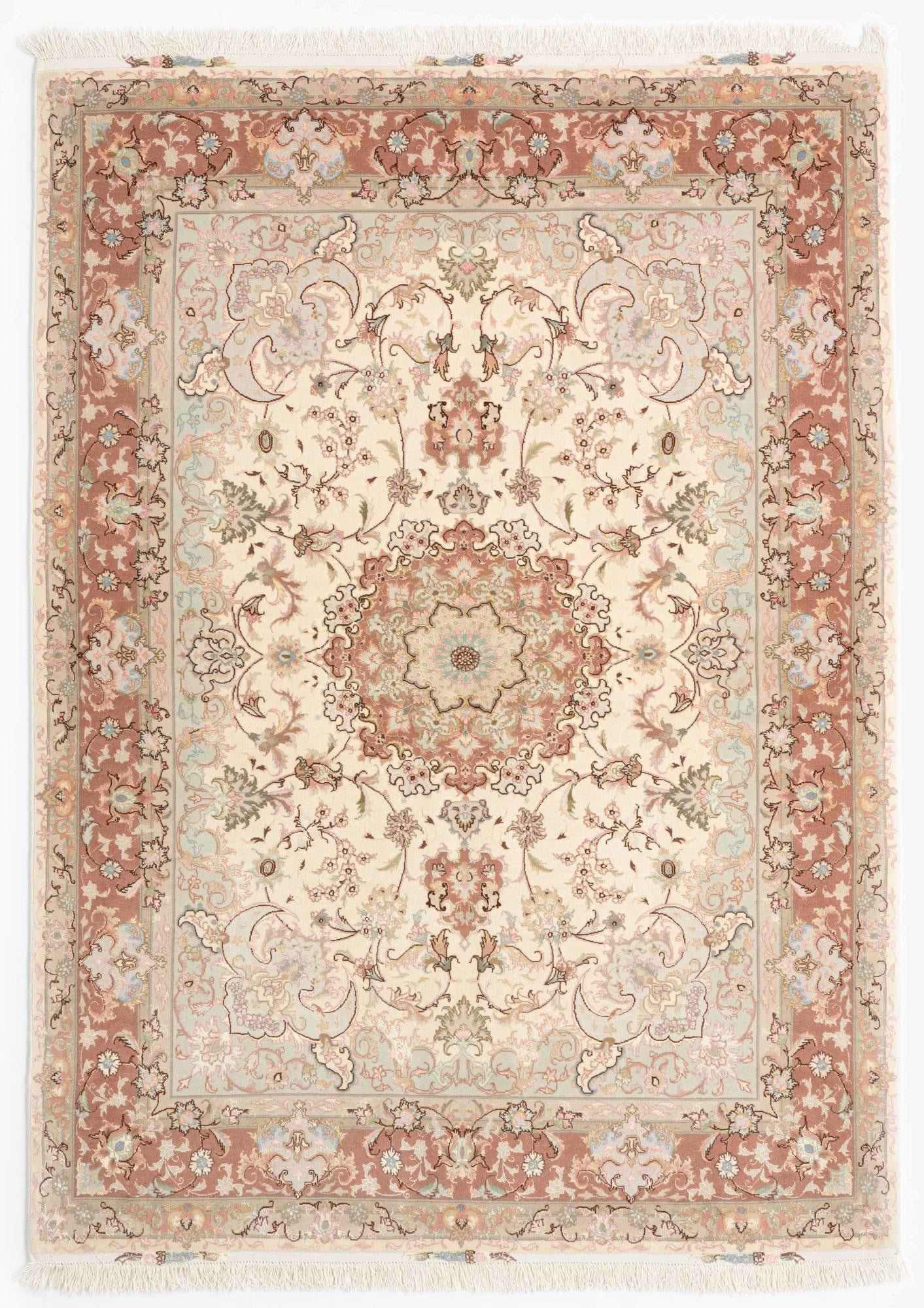  4' 11 x 7' Tabriz Rug