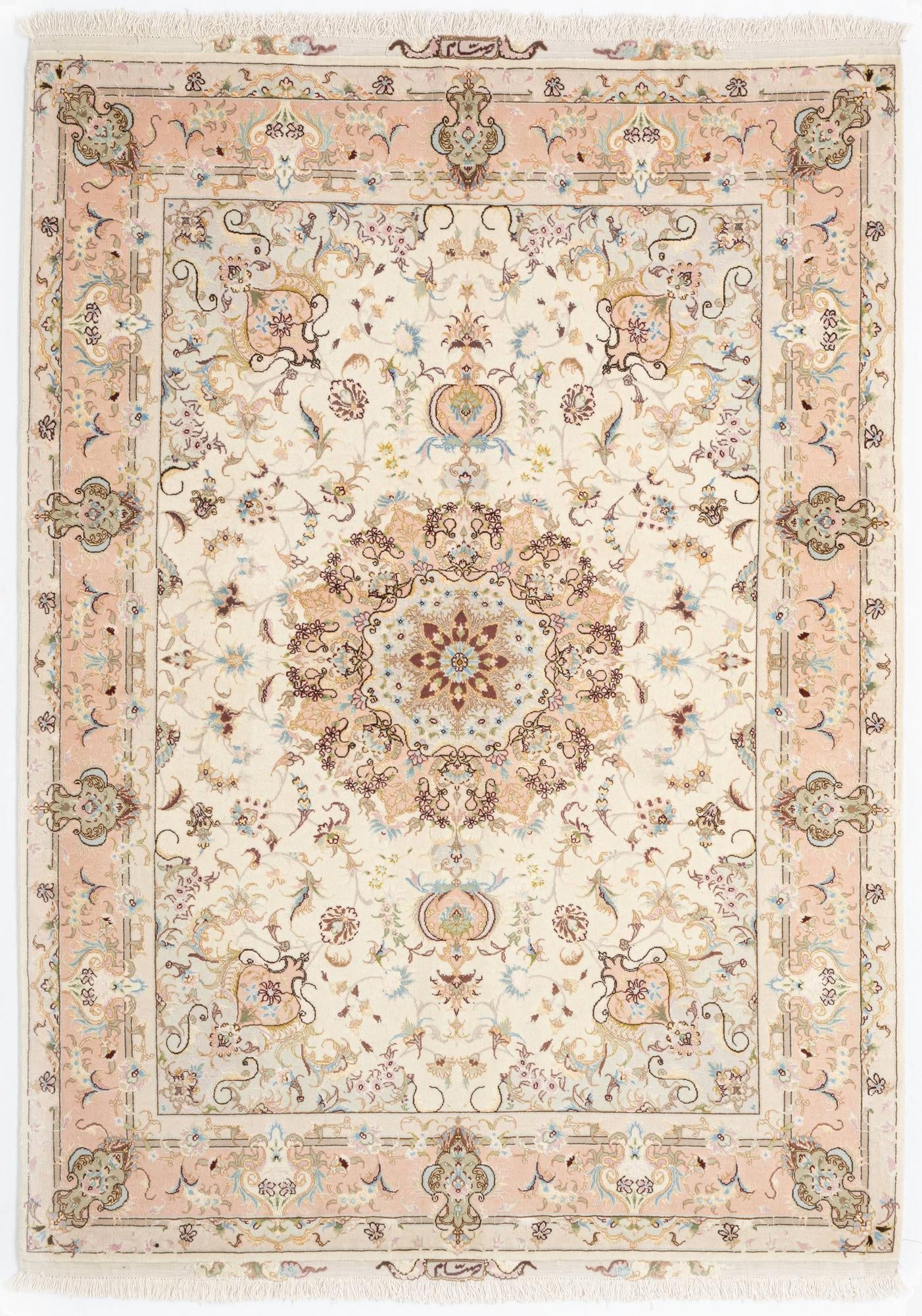  4' 10 x 7' Tabriz Rug