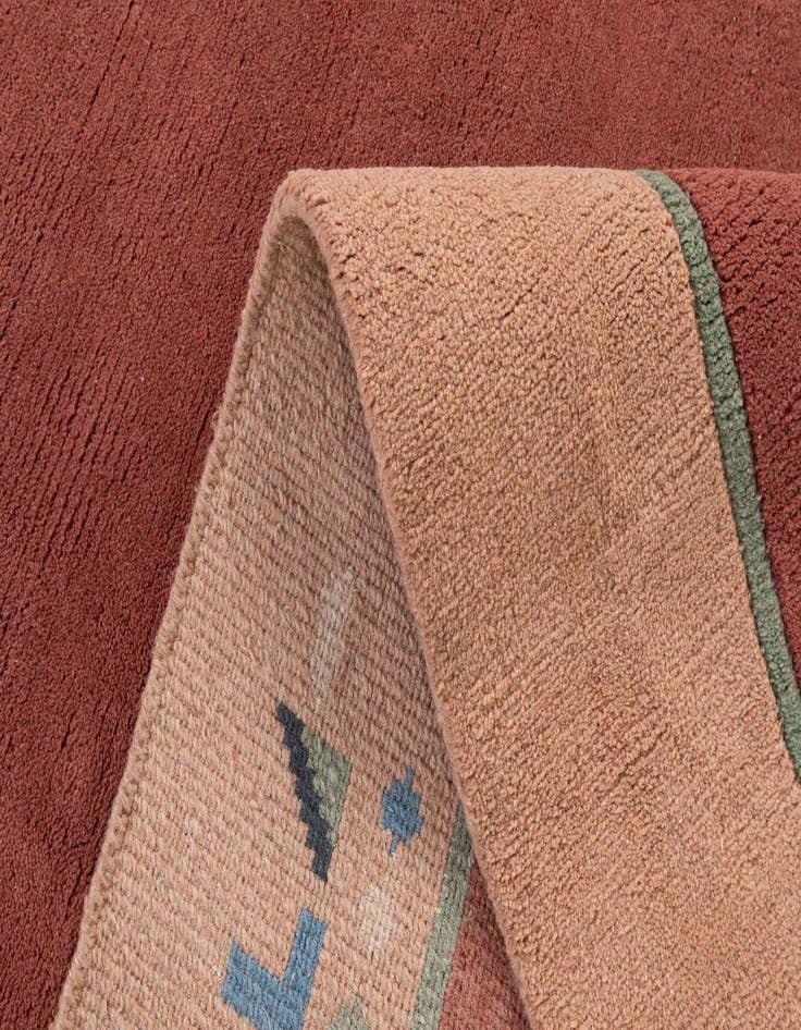 Detail image of  8' 4 x 11' 5  Hand Knotted Tibet Wool Rug