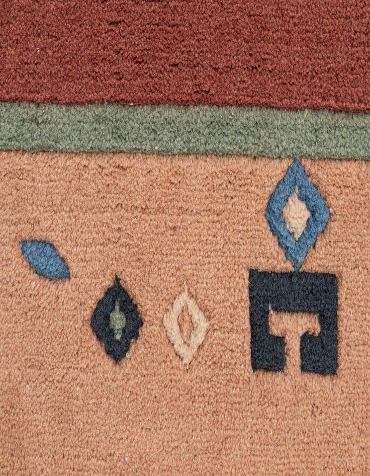 Detail image of  8' 4 x 11' 5  Hand Knotted Tibet Wool Rug