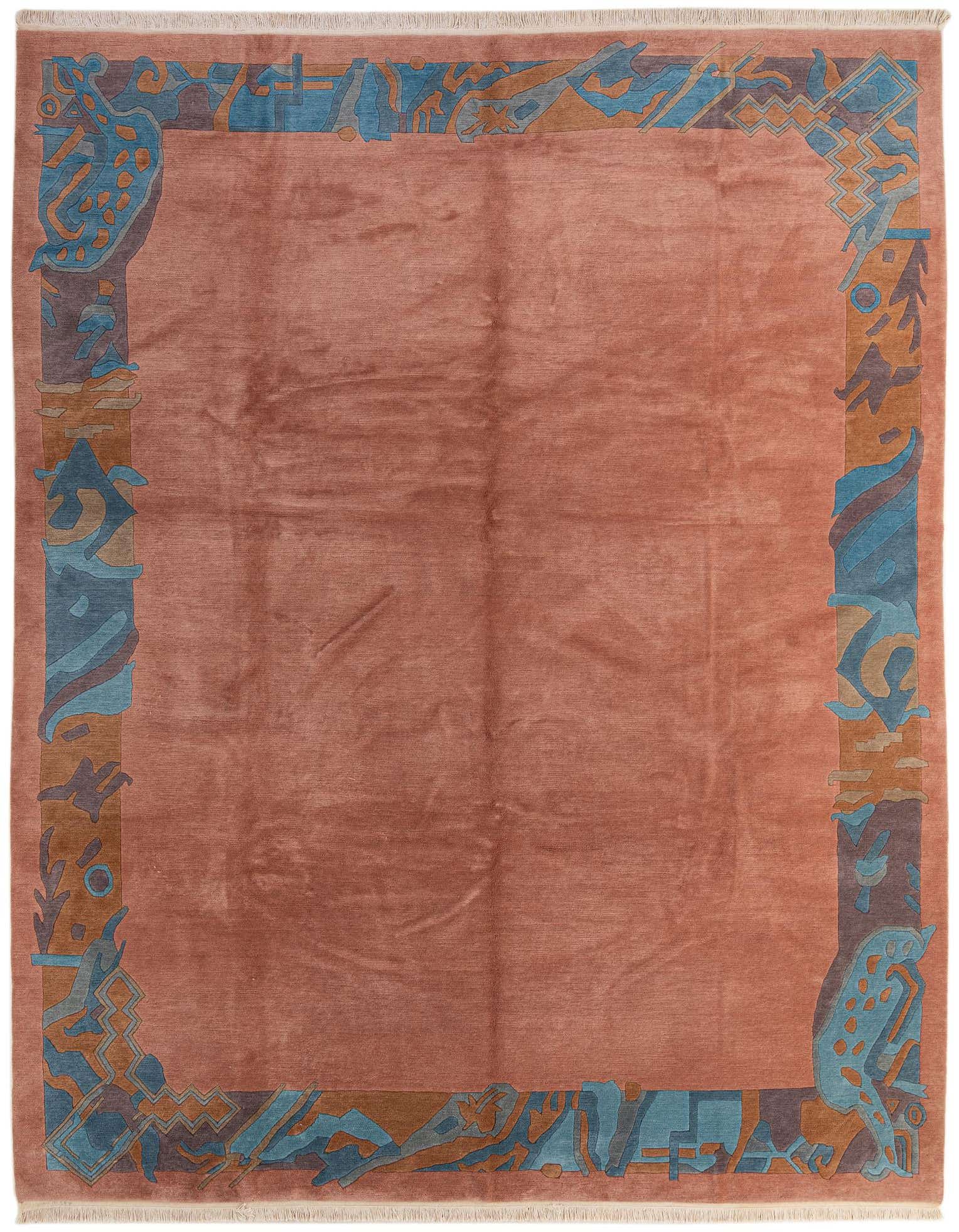 Primary image  9' 11 x 12' 7  Hand Knotted Tibet Wool Rug