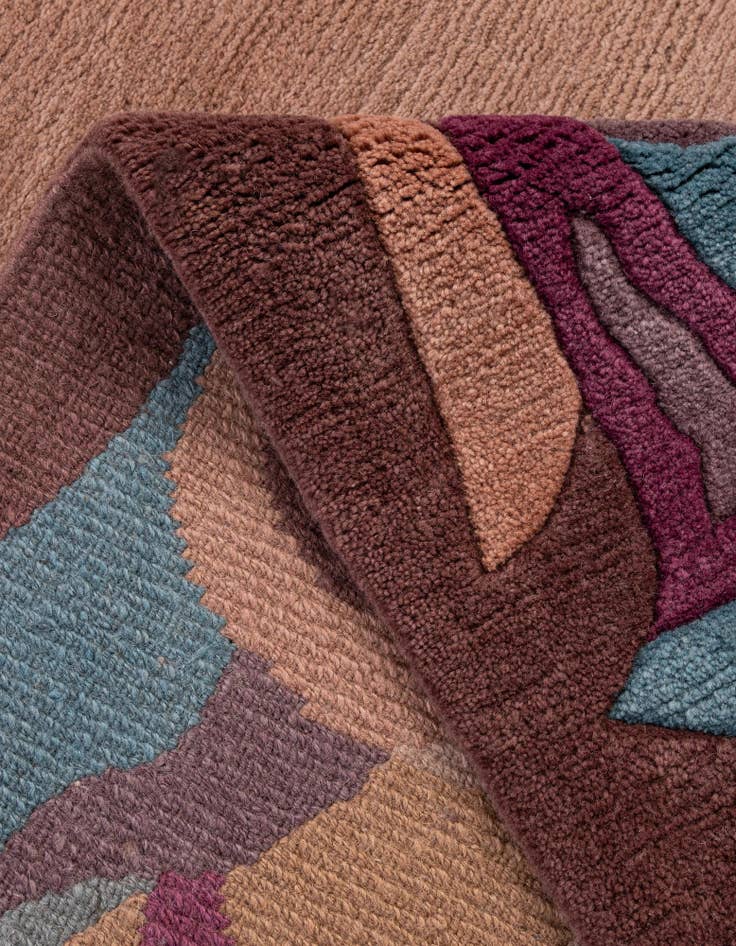 Detail image of  8' 3 x 11' 6  Hand Knotted Tibet Wool Rug