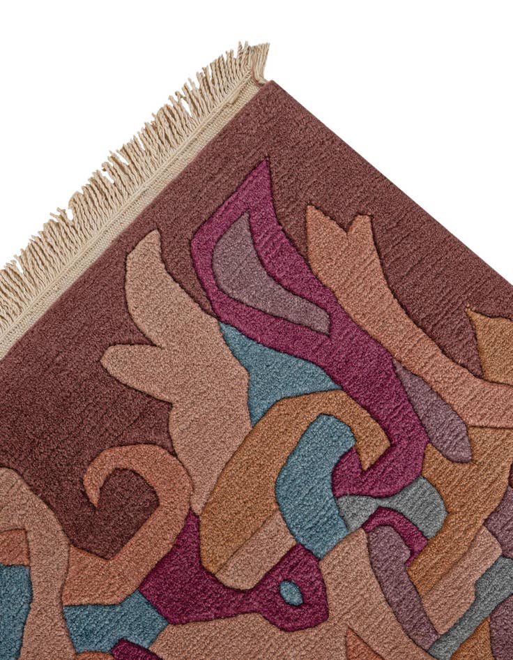 Detail image of  8' 3 x 11' 6  Hand Knotted Tibet Wool Rug