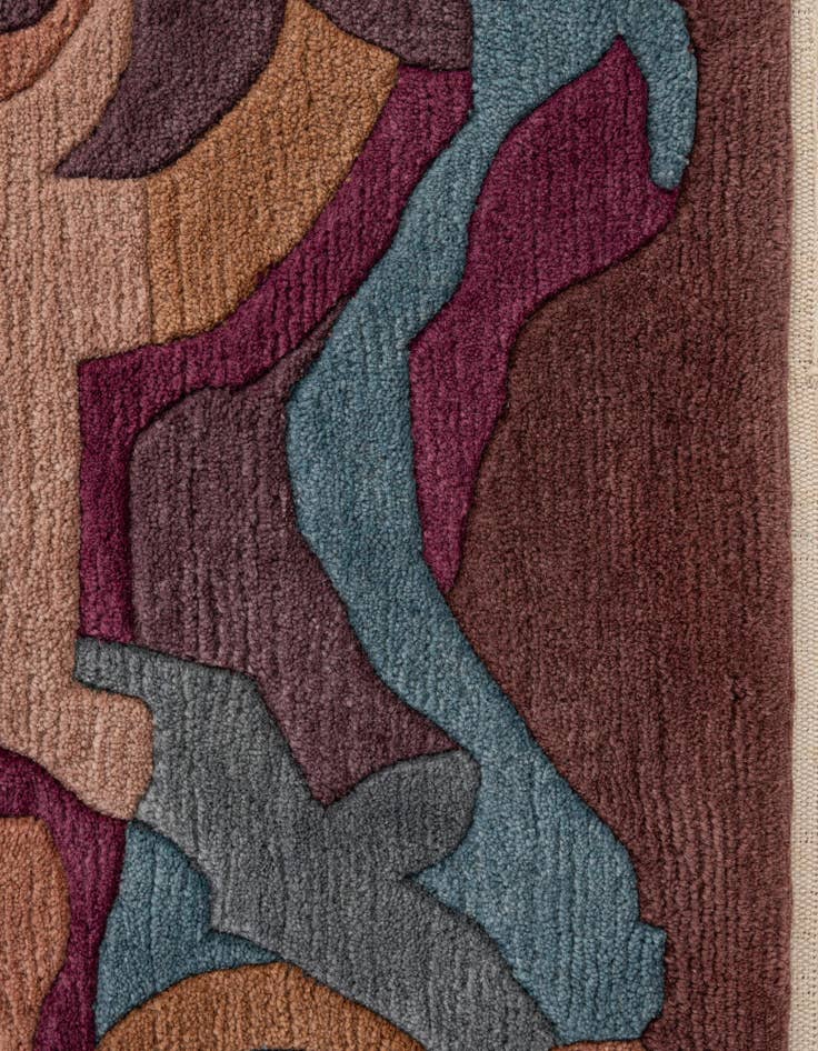 Detail image of  8' 3 x 11' 6  Hand Knotted Tibet Wool Rug