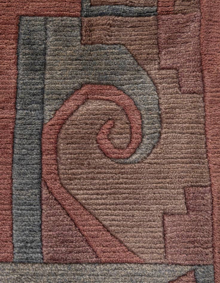 Detail image of  8' 1 x 11' 2  Hand Knotted Tibet Wool Rug